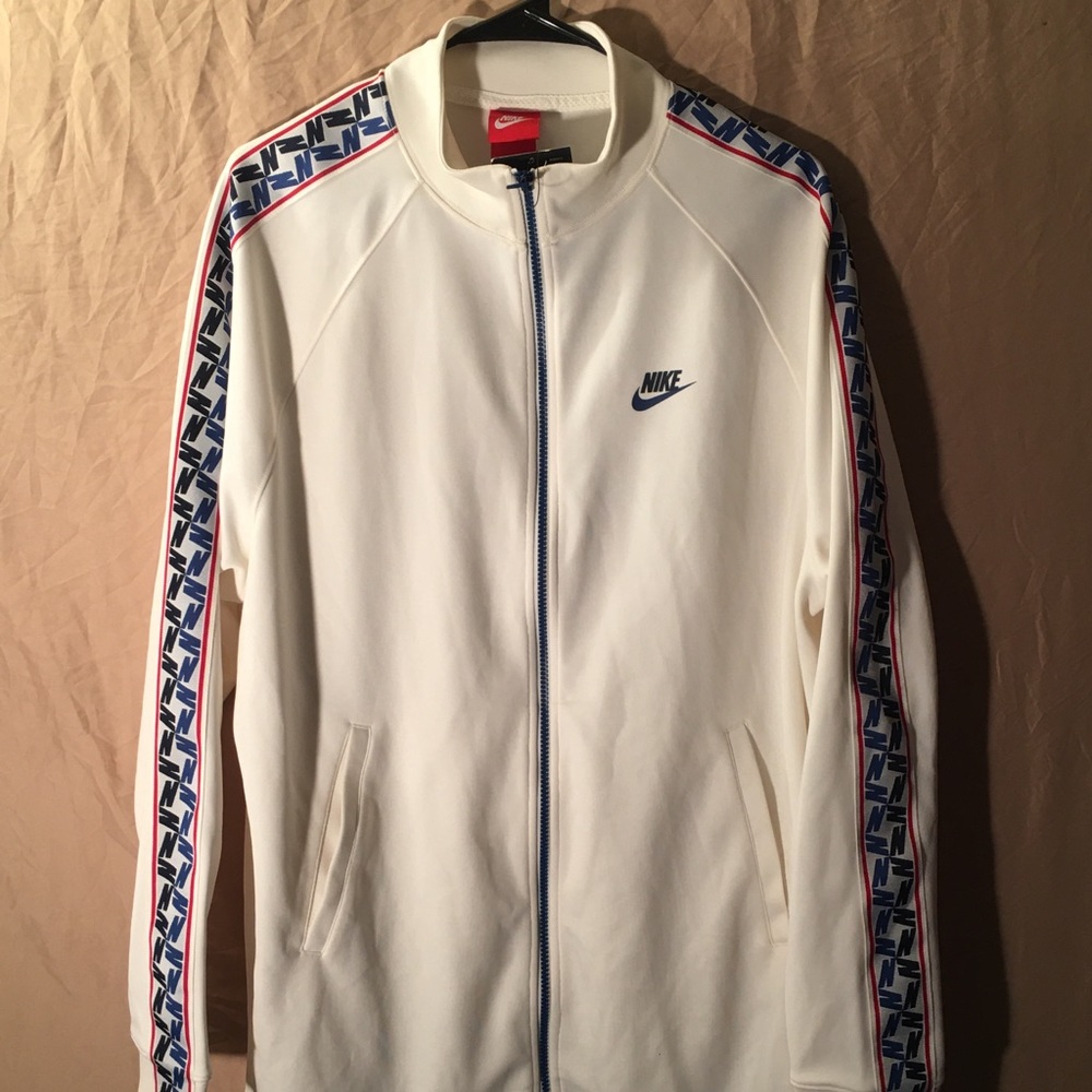 Nike sportswear taped poly track jacket
